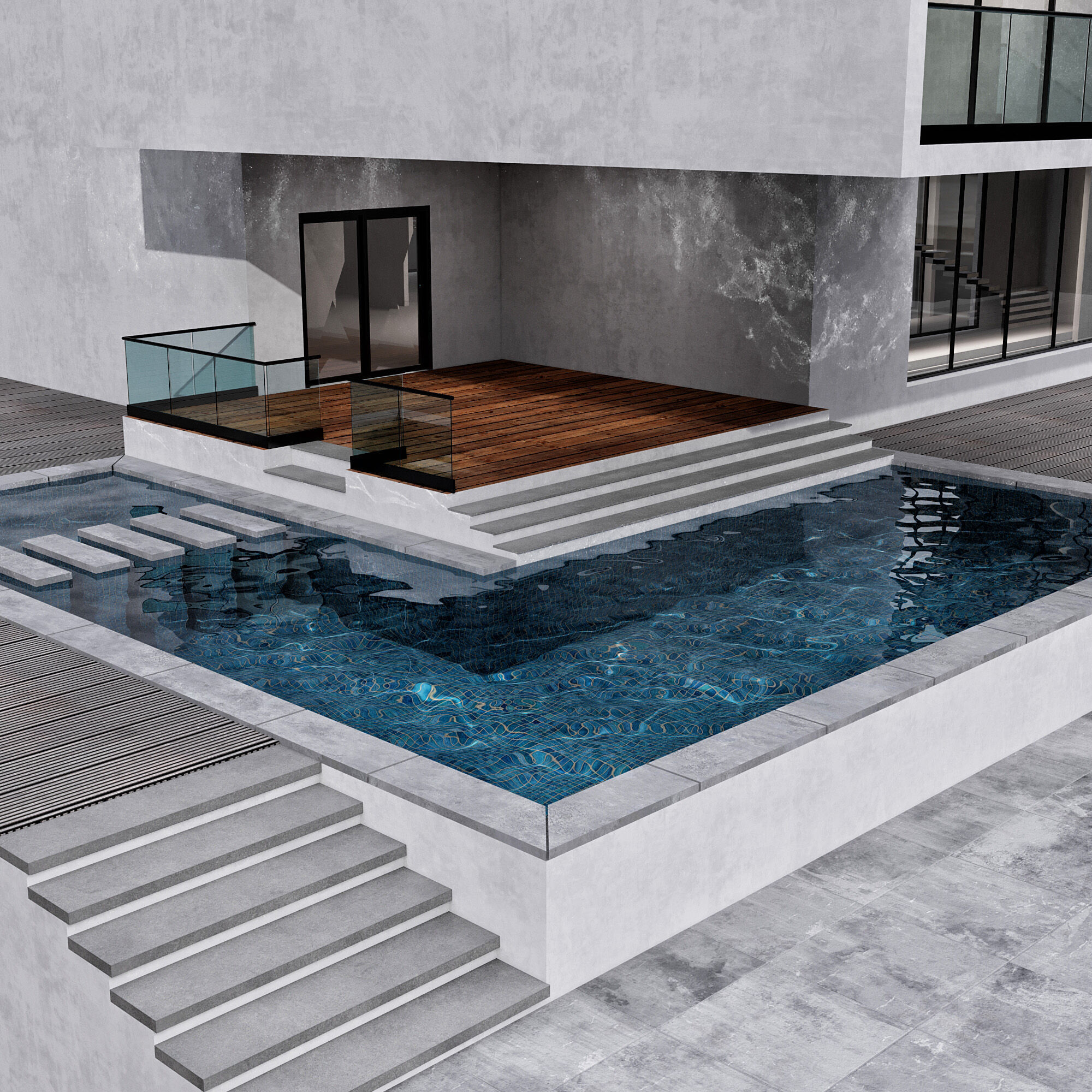 MODERN HOUSE NO12 A 3D model_6