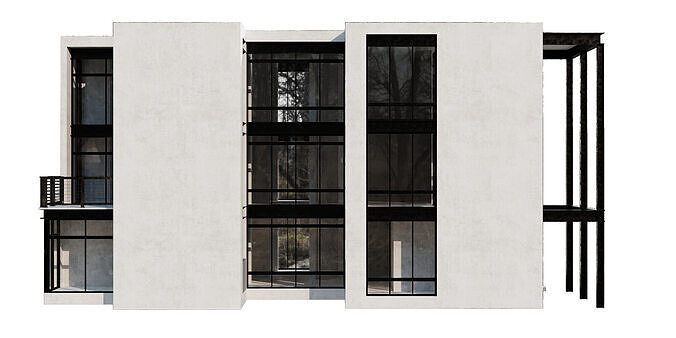 RESIDENTIAL BUILDING NO34 A 3D model 4