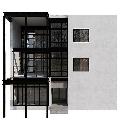 RESIDENTIAL BUILDING NO34 A 3D model 6