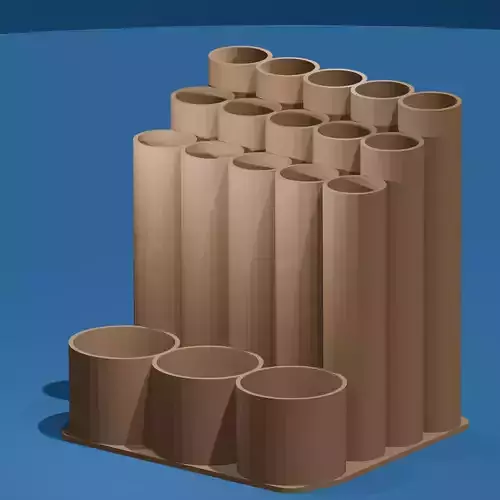 Brush and Paint Holder