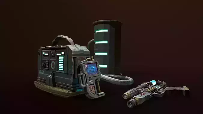 Game Ready SciFi Props Pack