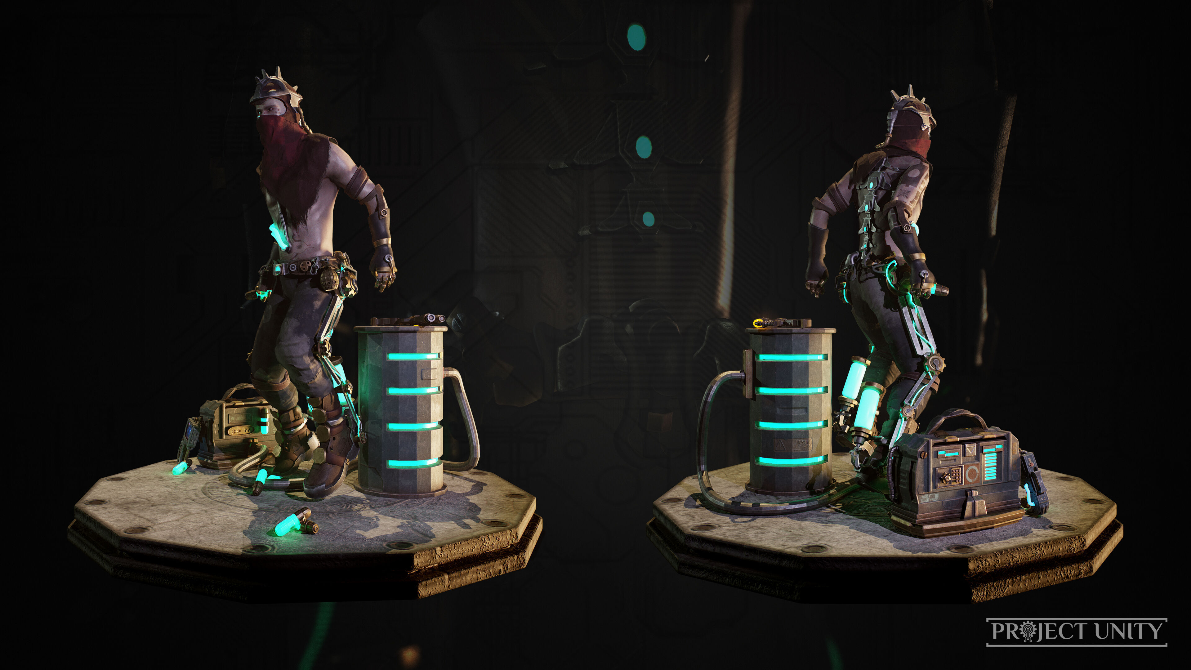 Game Ready SciFi Props Pack Low-poly 3D model_15