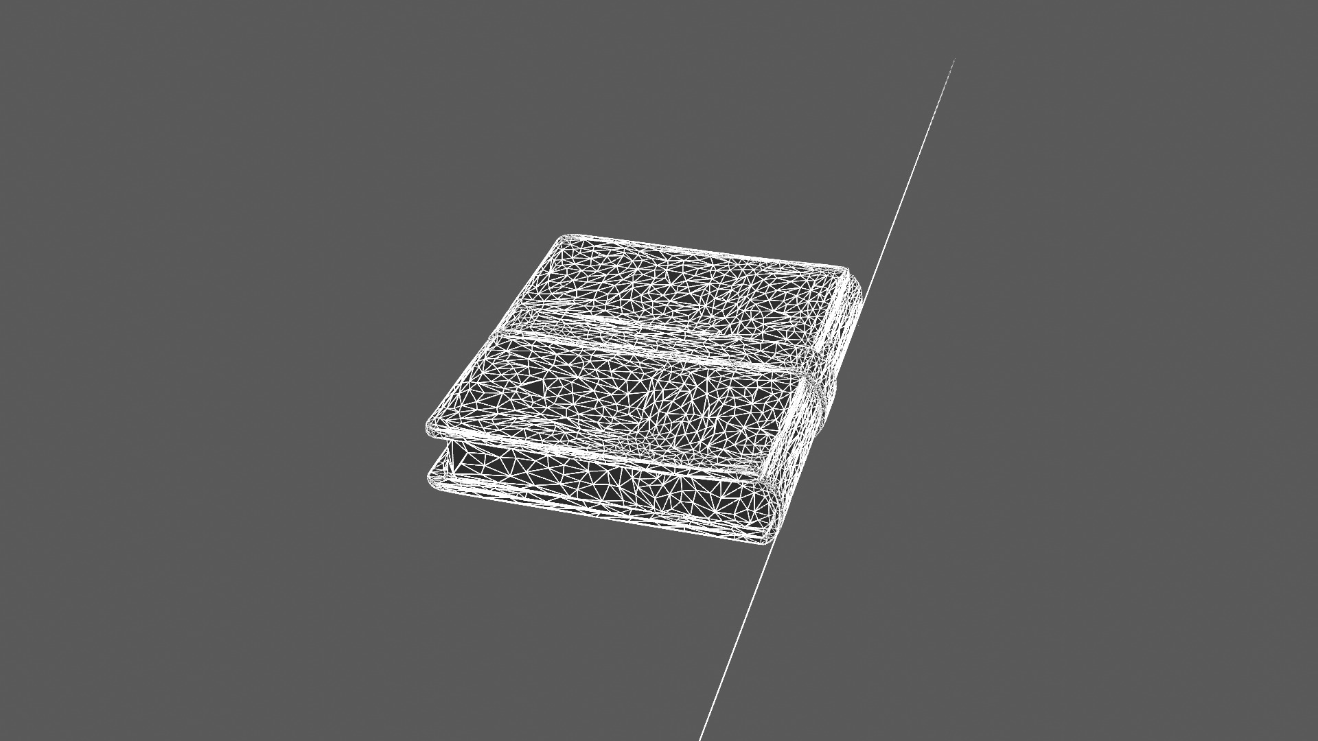 Vintage Leather Journal 3D Model 3D model_7