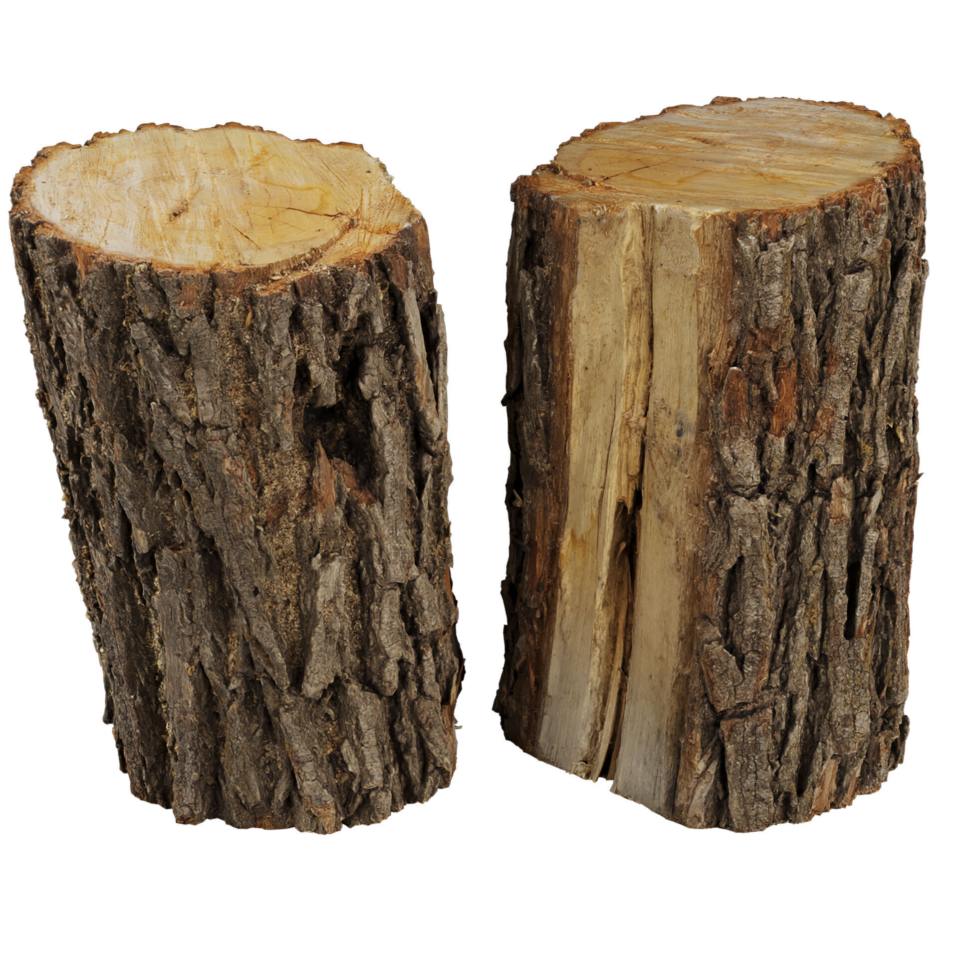 3D Scanned Wood 03 - Firewood - Logs -high poly - low poly 3D model_4