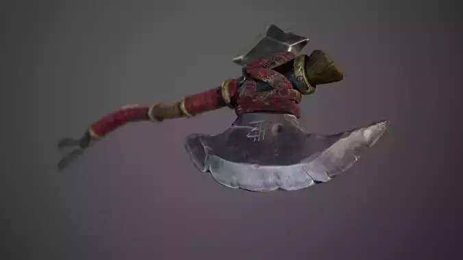 Stylized  Axe Game Ready