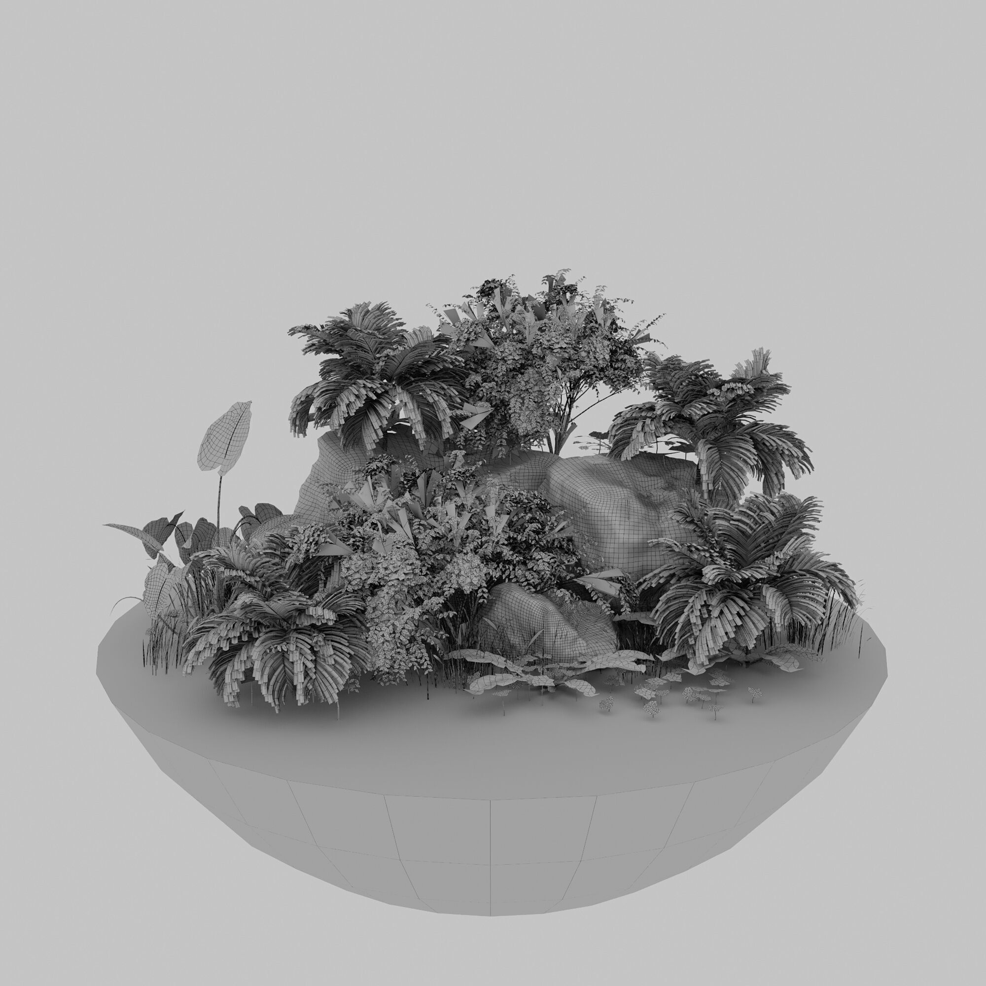 Terrarium PLANTS COLLECTION NO4 A 3D model_9