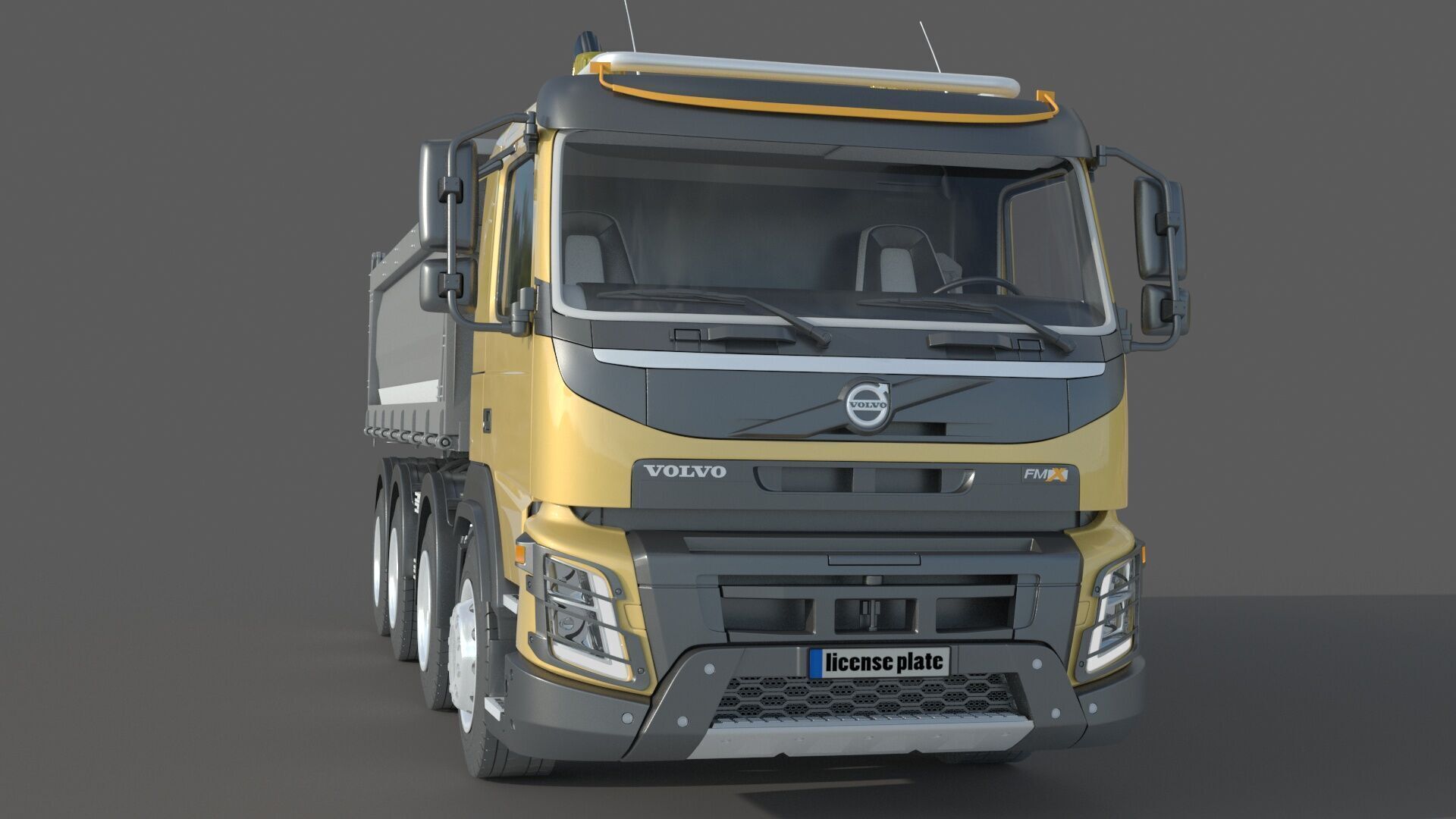Volvo FMX 500 Billencs Dump Truck 3D model_3