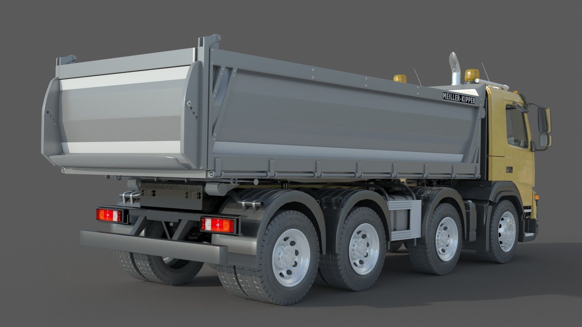 Volvo FMX 500 Billencs Dump Truck 3D model_6