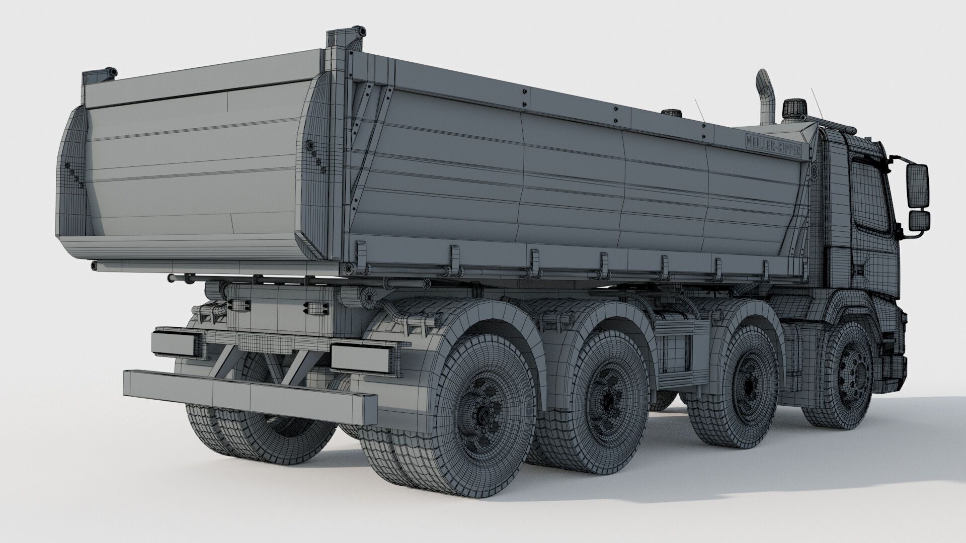 Volvo FMX 500 Billencs Dump Truck 3D model_14