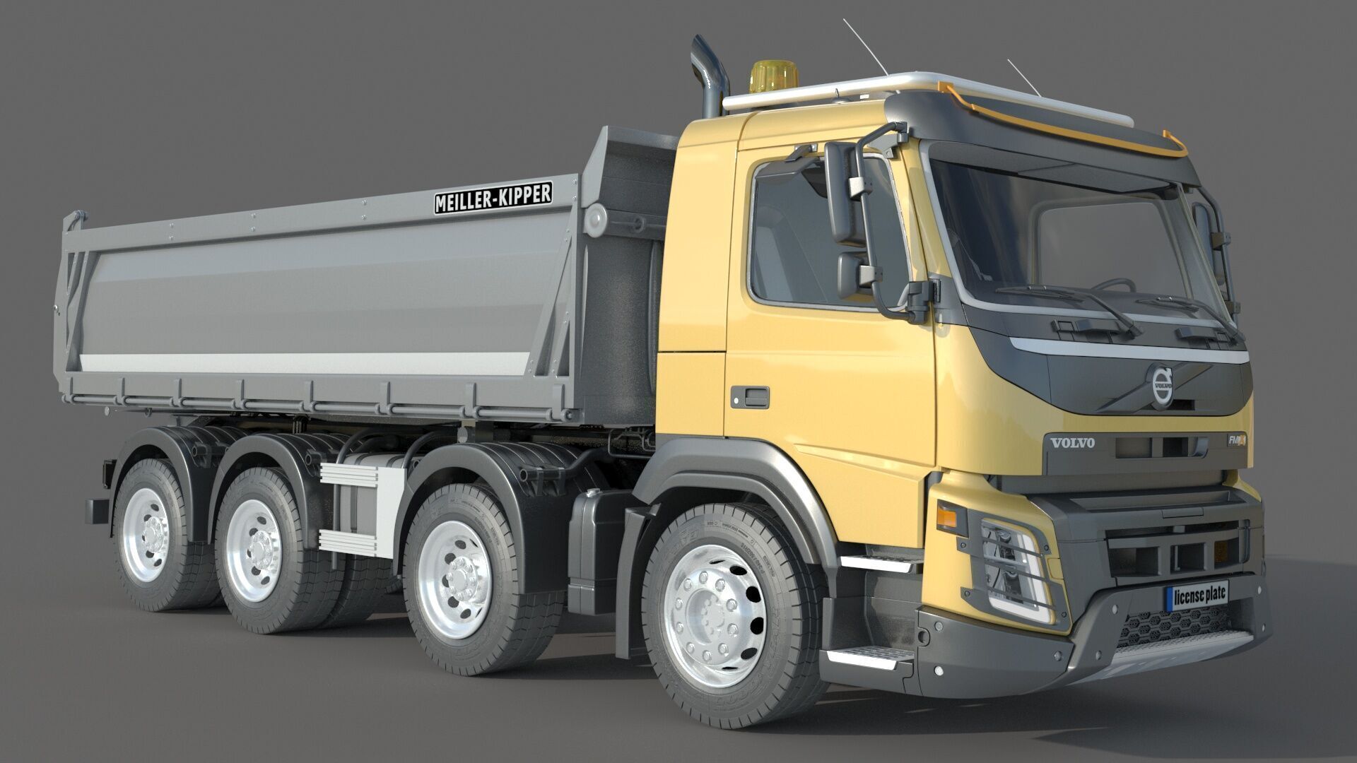 Volvo FMX 500 Billencs Dump Truck 3D model_2