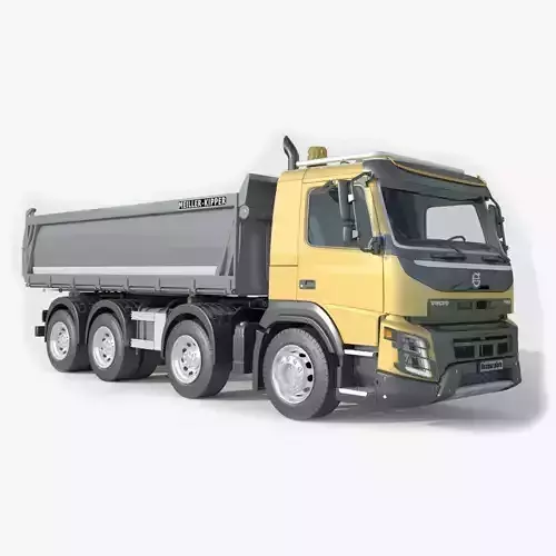 Volvo FMX 500 Billencs Dump Truck 3D model Volvo FMX 500 Billencs Dump Truck 3D model