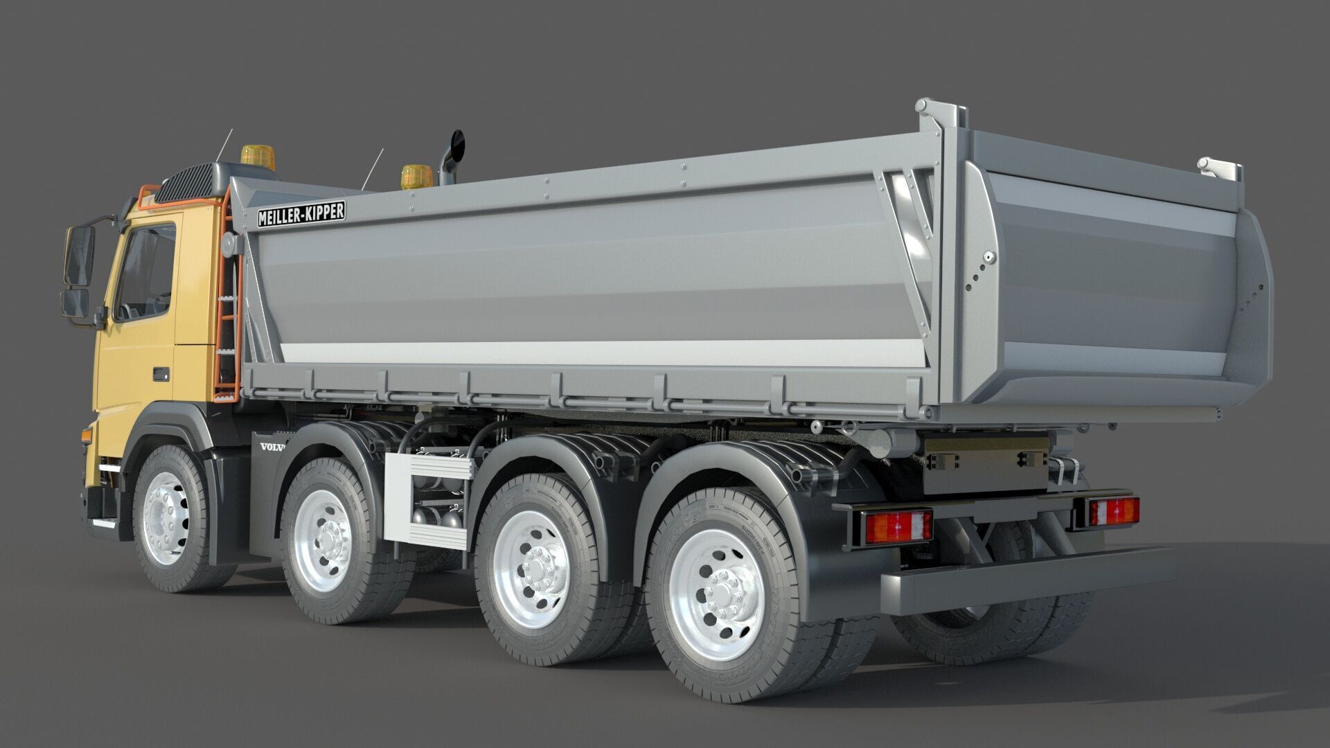 Volvo FMX 500 Billencs Dump Truck 3D model_5