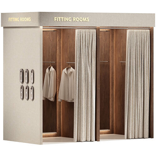 Fitting Room 01 3D model
