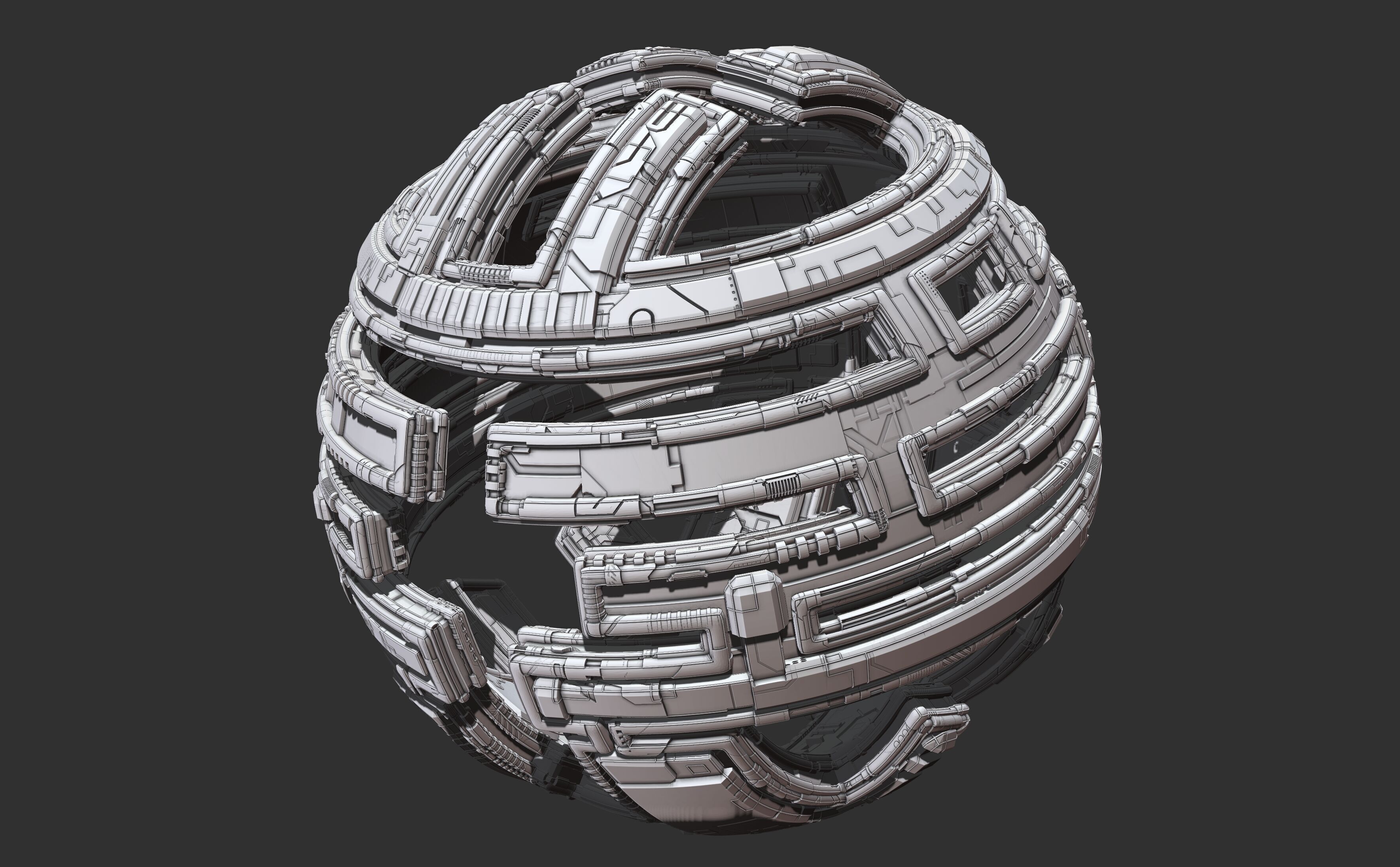 space equipment node 00250 3D model_2