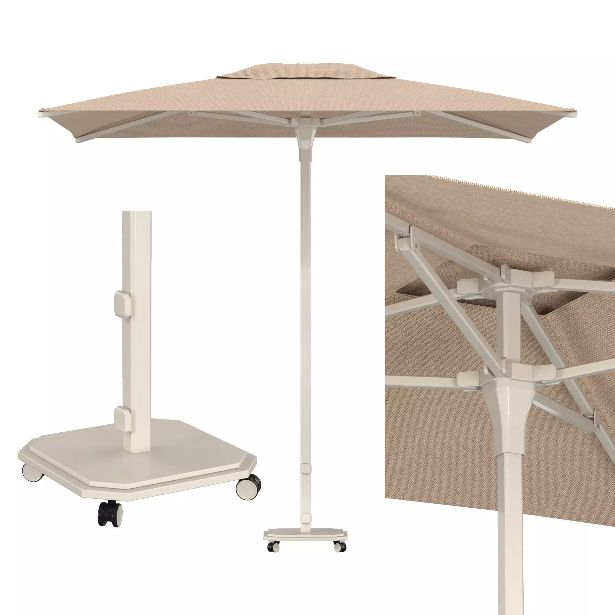 Caractere Centre Pole Umbrella 3D model