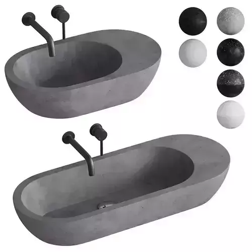 83 Vessel Countertop Washbasins by Mixrock