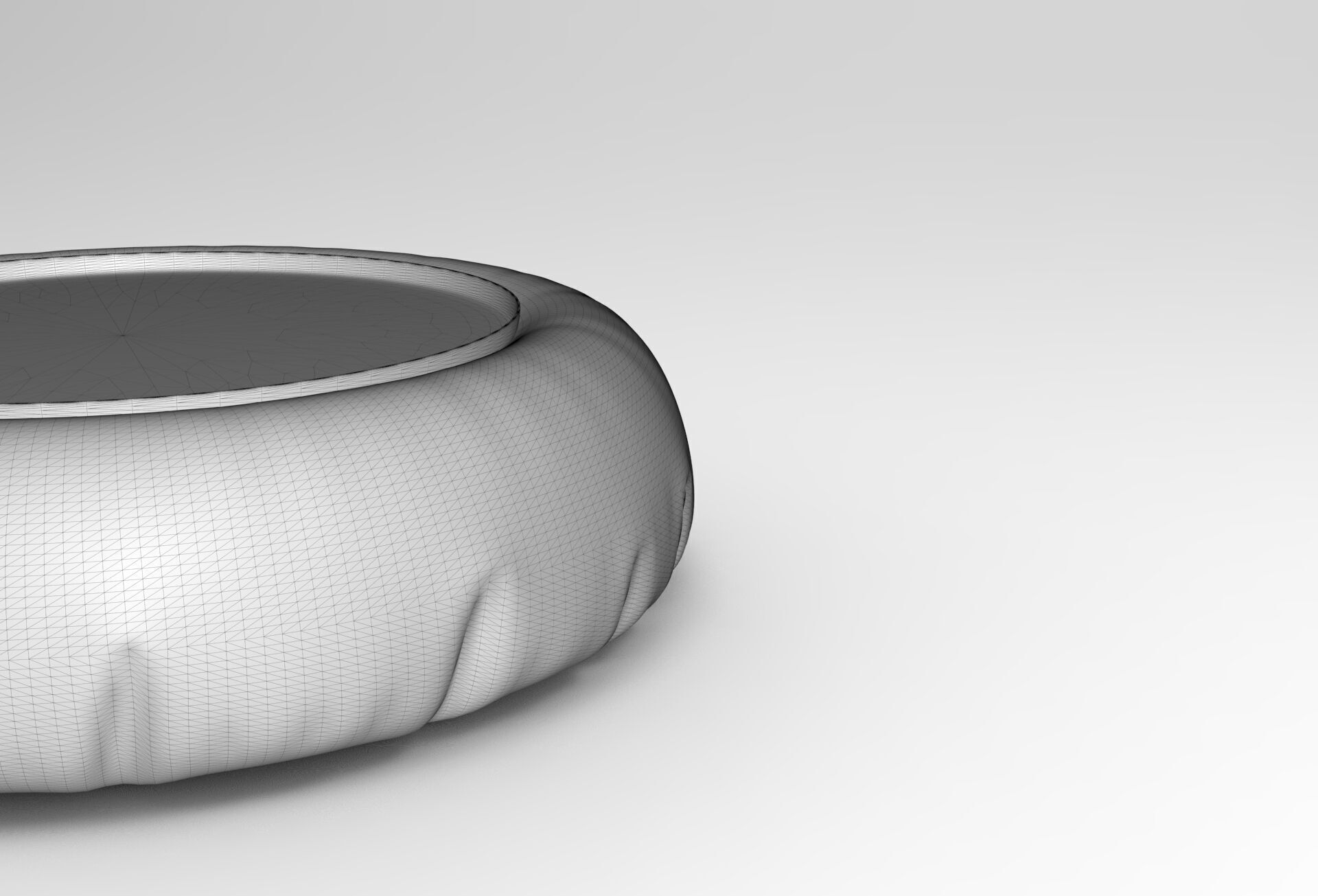 Faty Side Table Low-poly 3D model_6