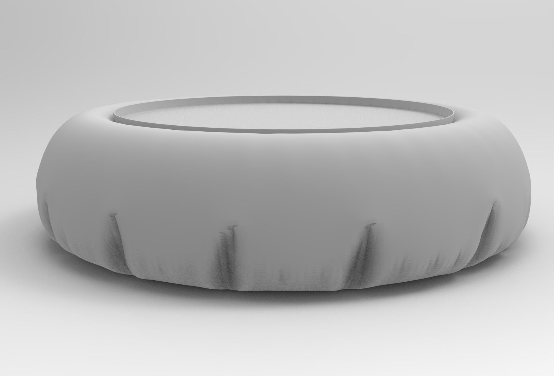 Faty Side Table Low-poly 3D model_8