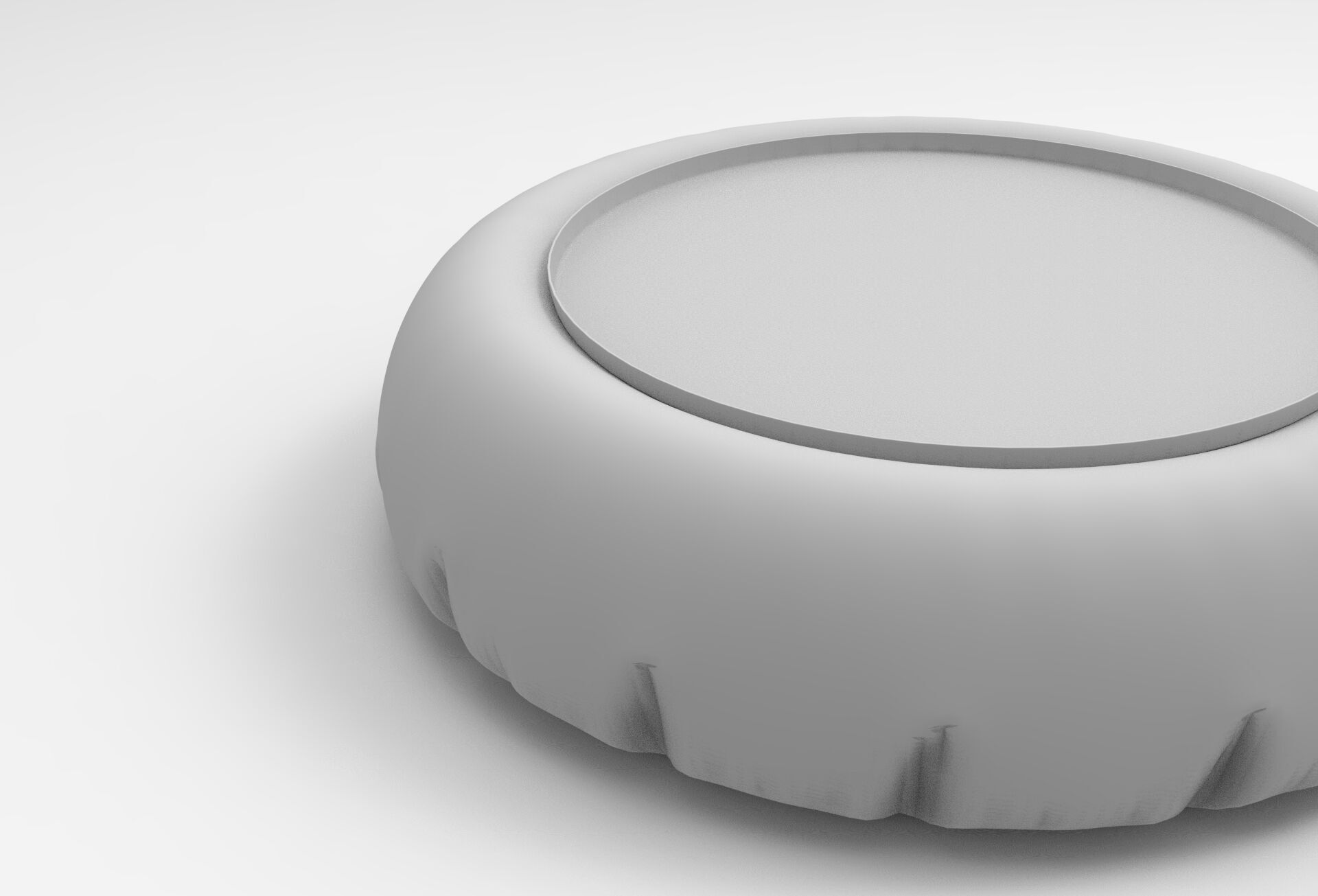 Faty Side Table Low-poly 3D model_7