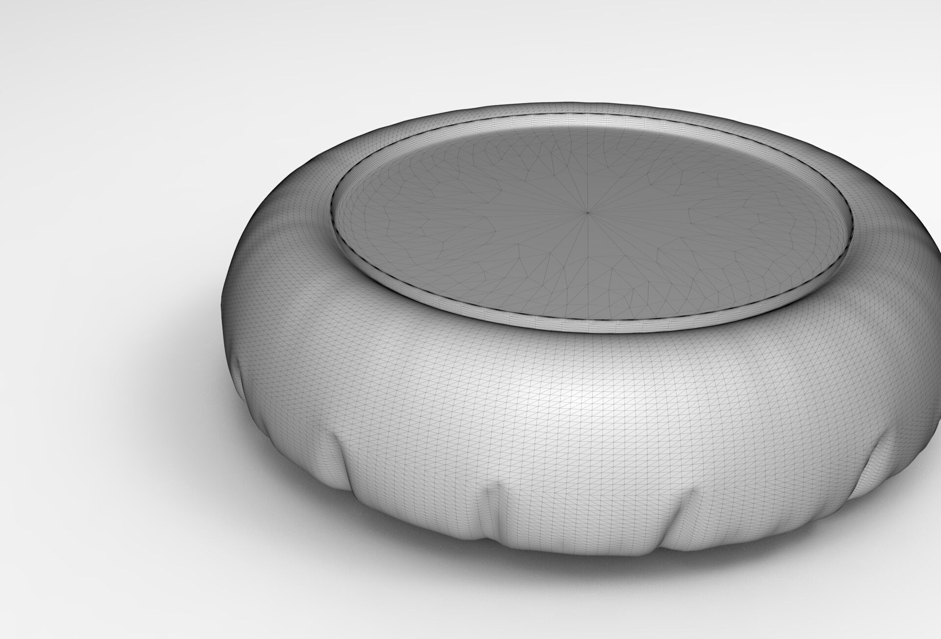 Faty Side Table Low-poly 3D model_5