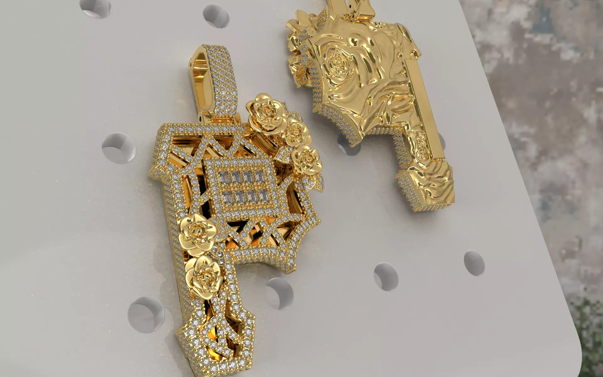 Pendant Hip-Hop P 3D print model