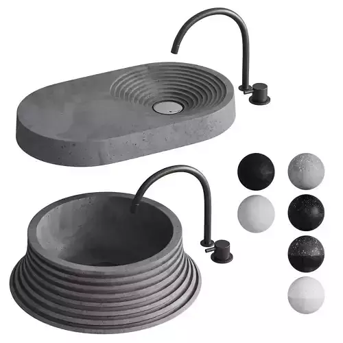 84 Countertop Sinks DJ and Galka by Mixrock