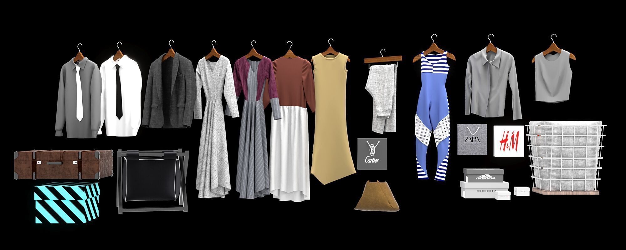 WARDROBE NO8 A 3D model_6