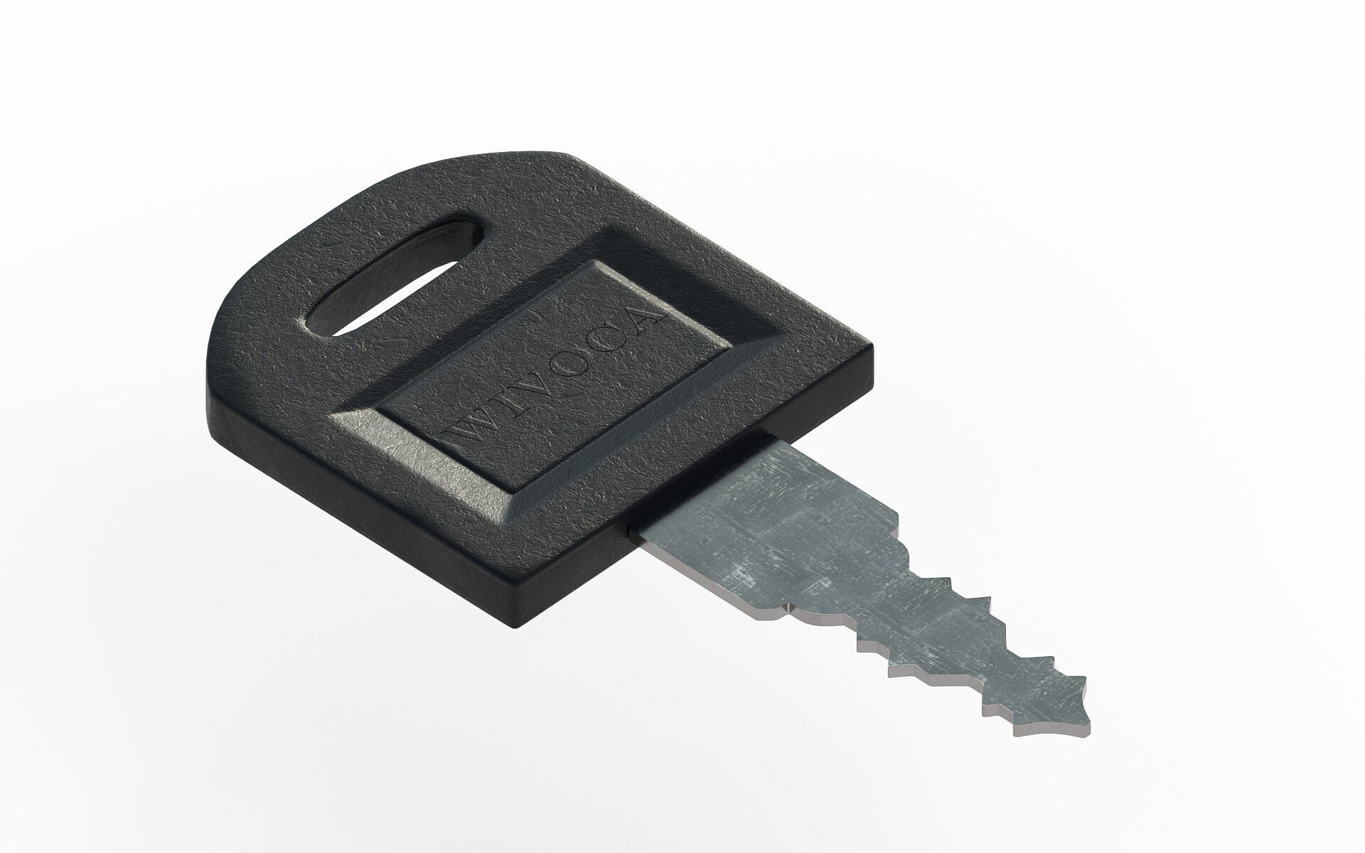 Black Key 3D model_2