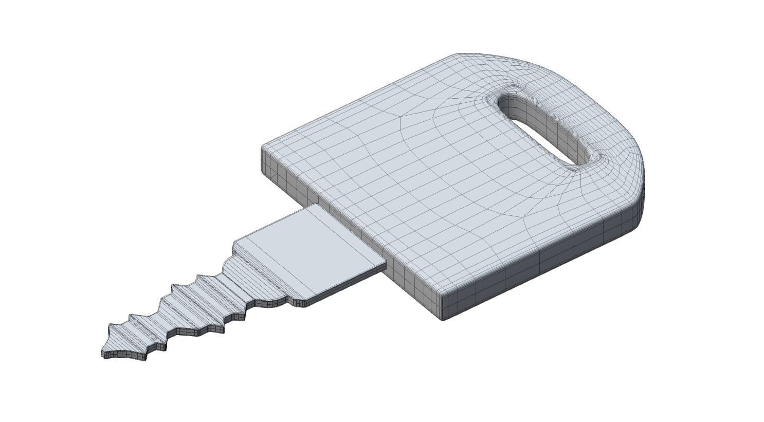 Black Key 3D model_5