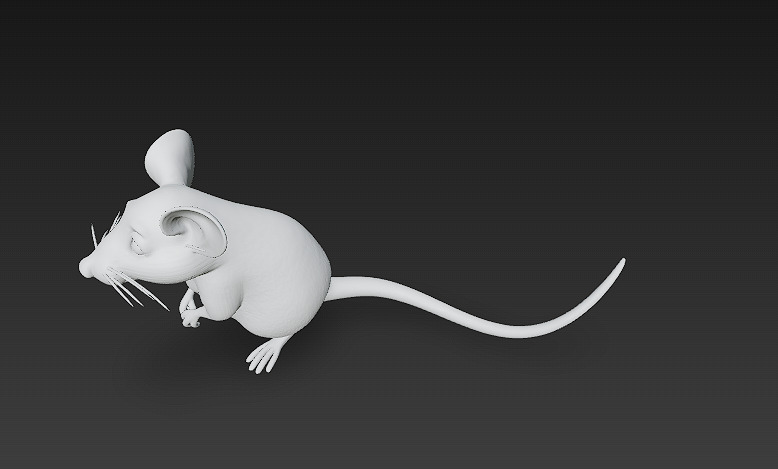 Rat Realistic 3D Model Basic - Low Poly Realistic Low-poly 3D model_14