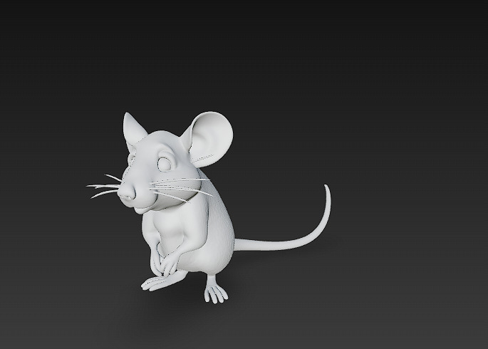 Rat Realistic 3D Model Basic - Low Poly Realistic Low-poly 3D model_11