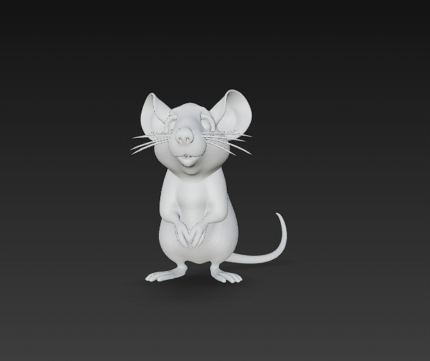 Rat Realistic 3D Model Basic - Low Poly Realistic Low-poly 3D model_15