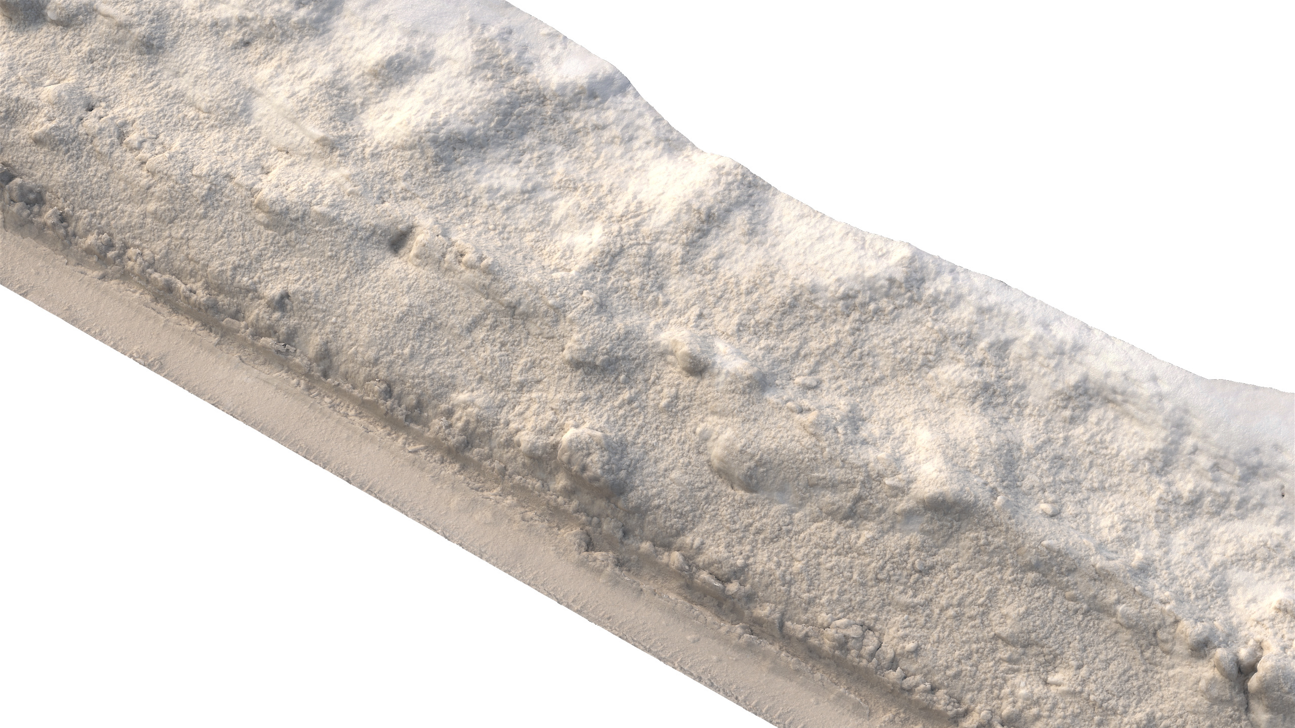 Snow 10 dirty PBR Low-poly 3D model_7