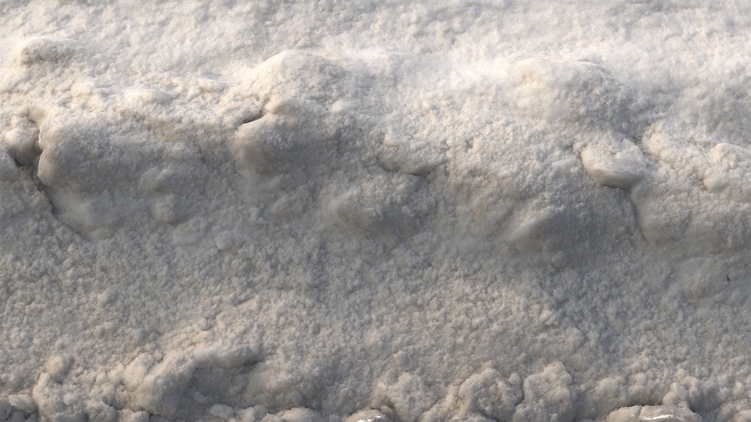 Snow 10 dirty PBR Low-poly 3D model_8