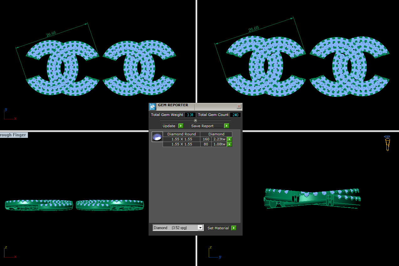 CC Earring AI00060E 3D print model_1