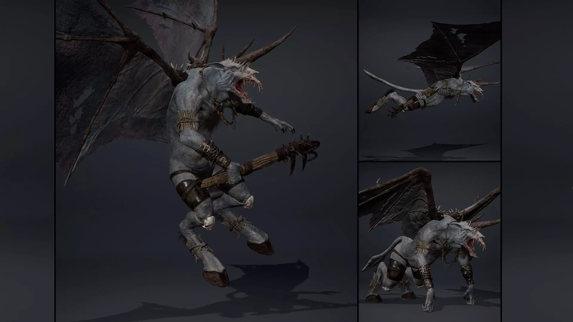 Ashenwing Fatty Low-poly 3D model