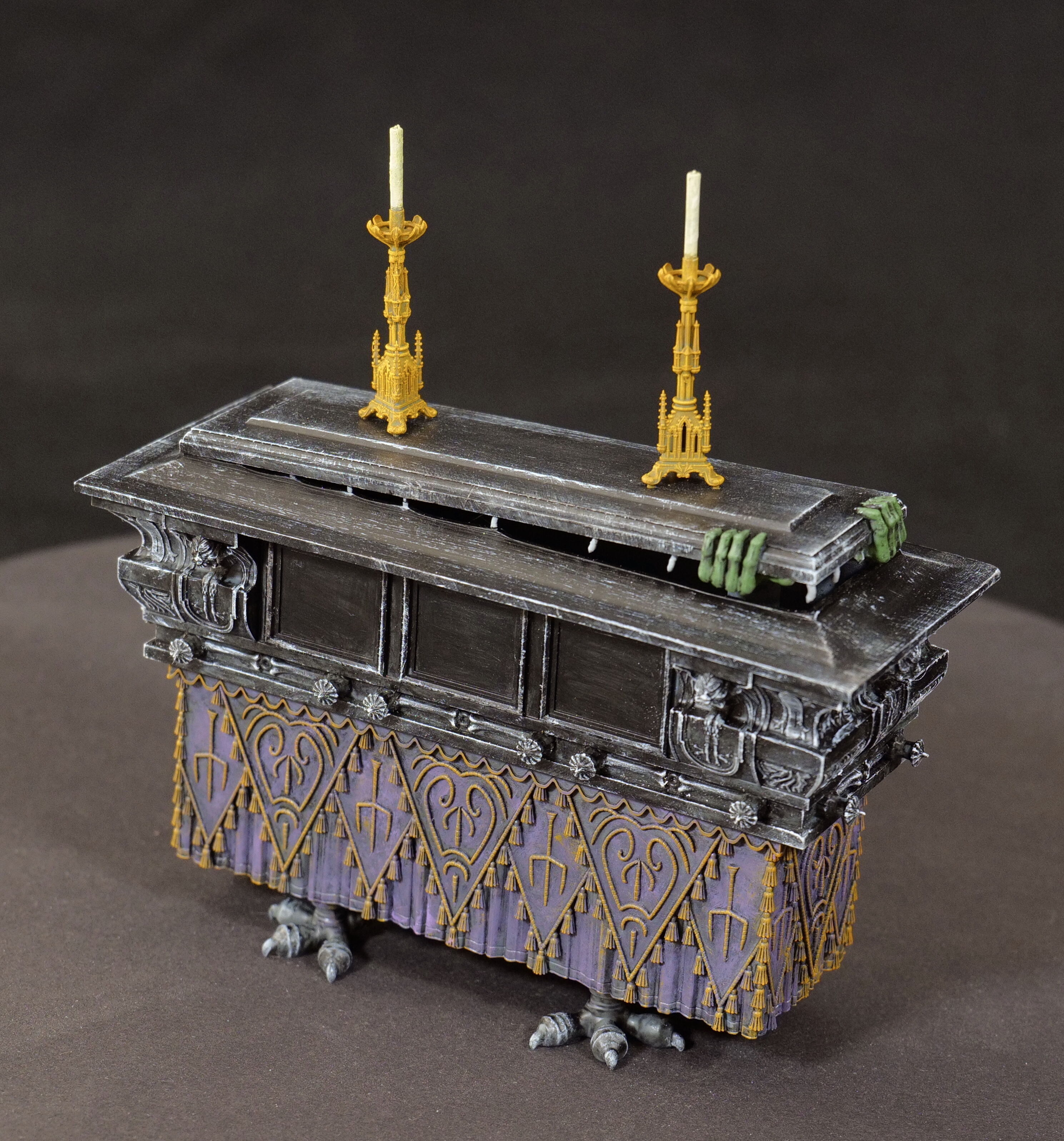 Haunted Mansion Conservatory Coffin 3D print model_2