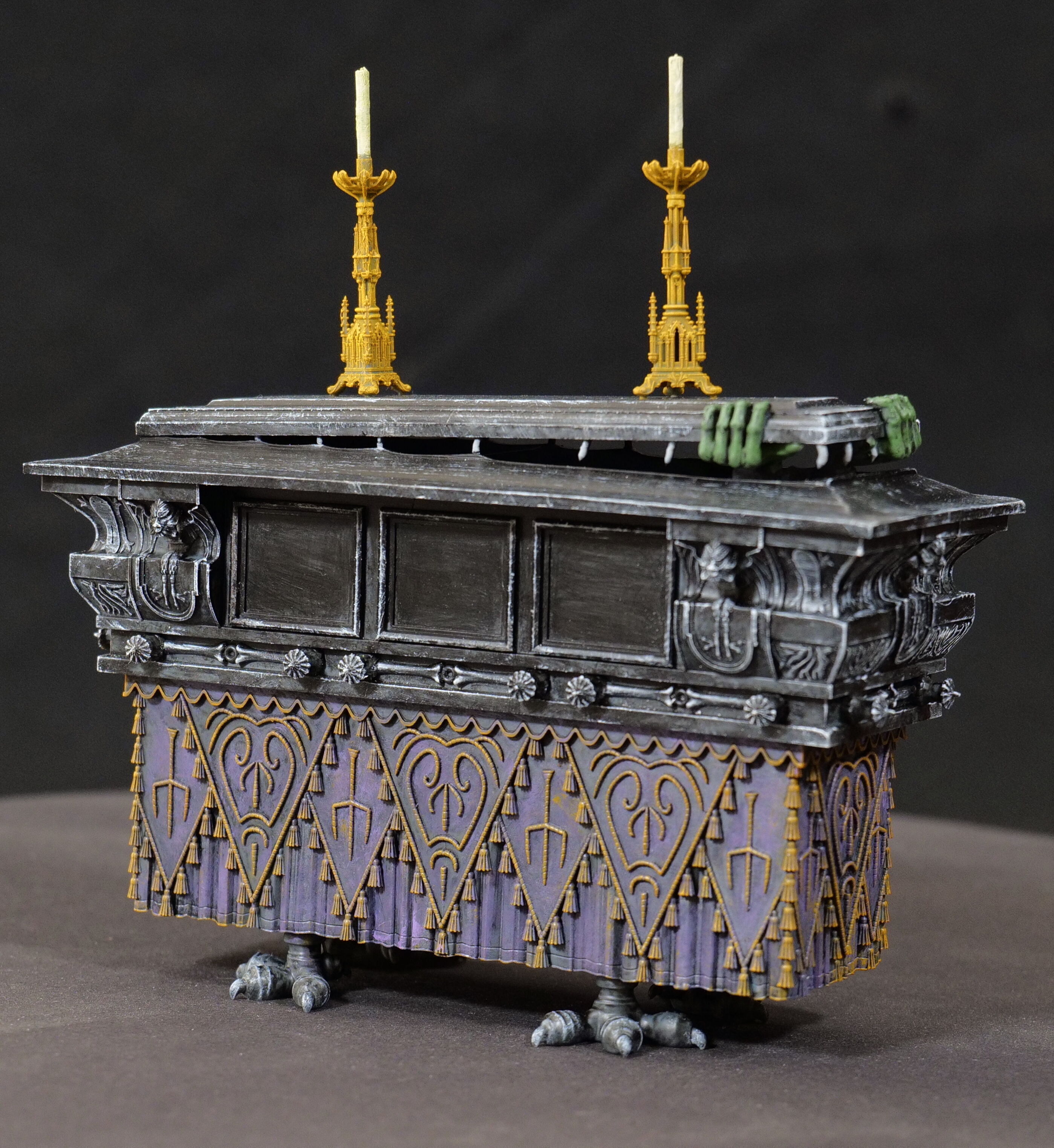 Haunted Mansion Conservatory Coffin 3D print model_3