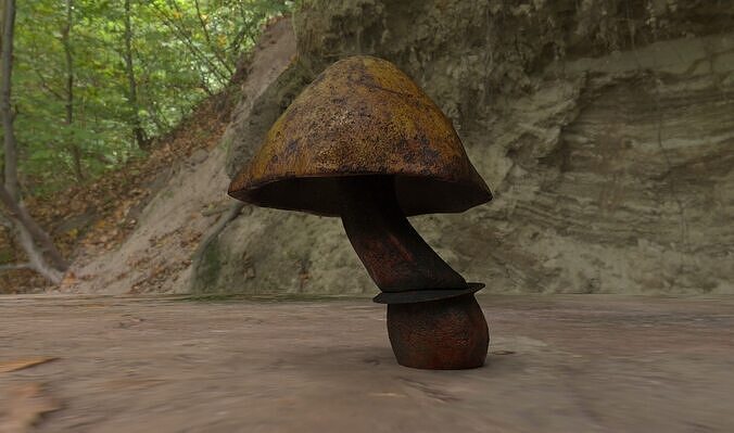 Realistic Mushroom 3D model