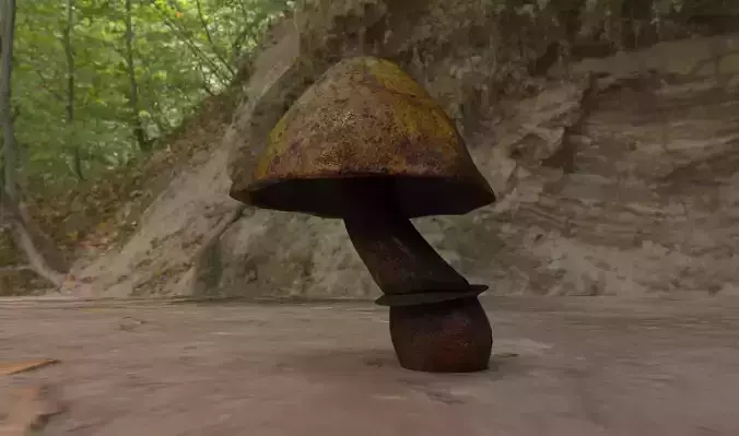 Realistic Mushroom 3D model