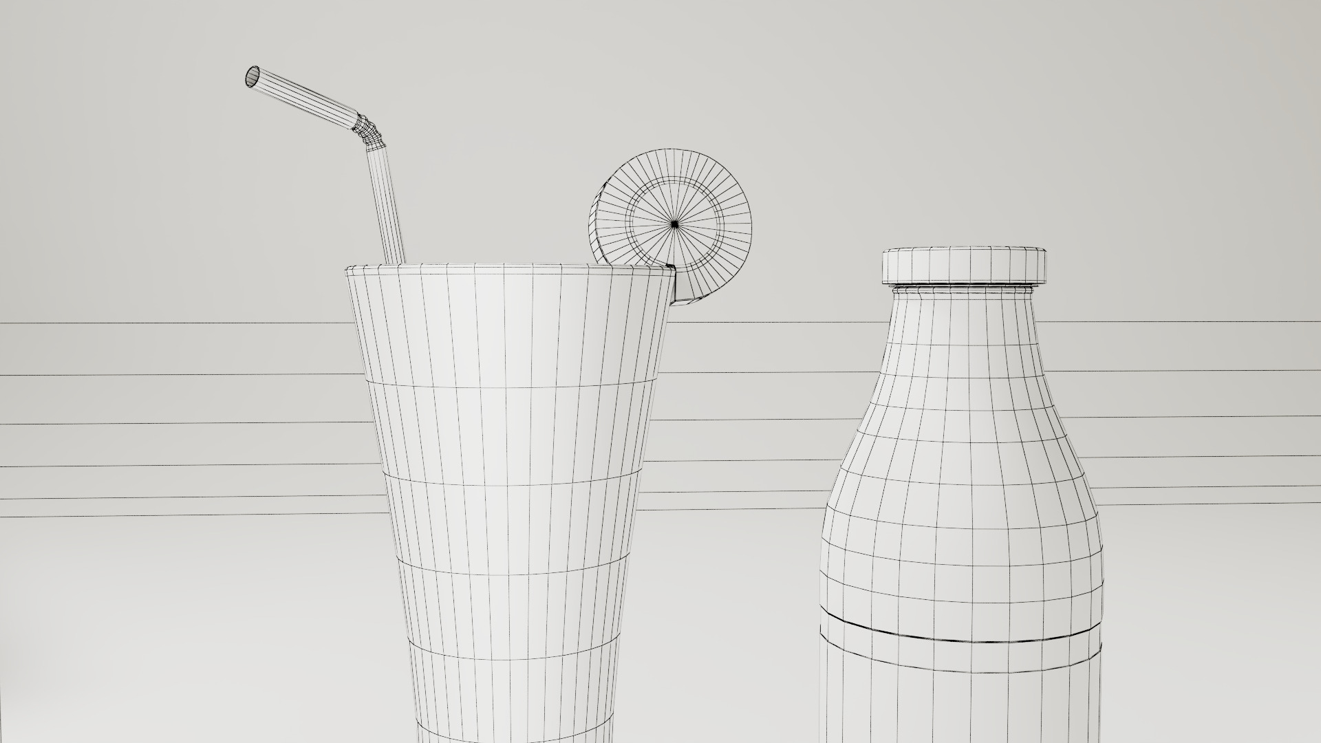 Banana Low-poly 3D model_13