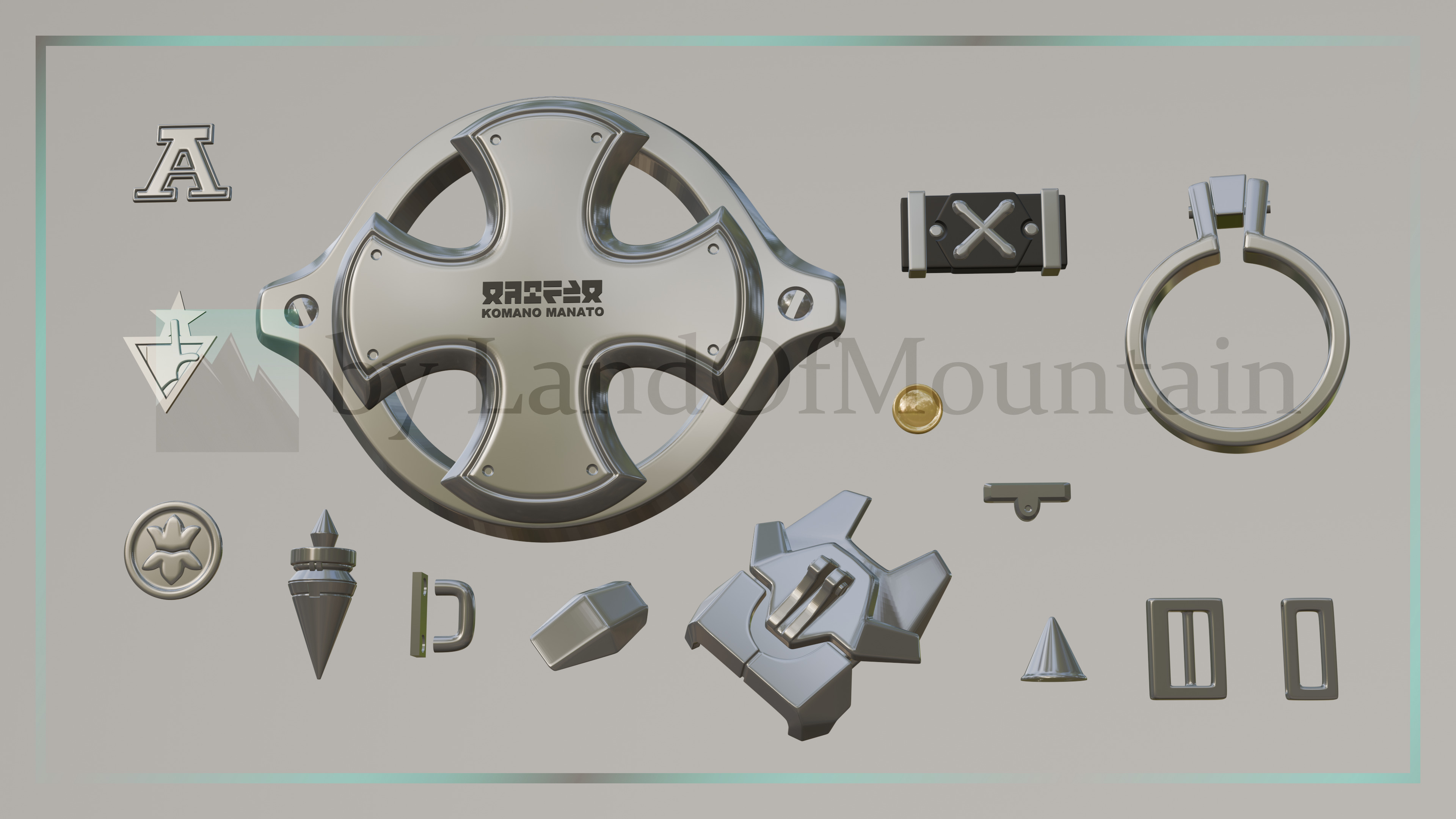 Zenless Zone Zero - Komano Manato Accessories 3D print model_1