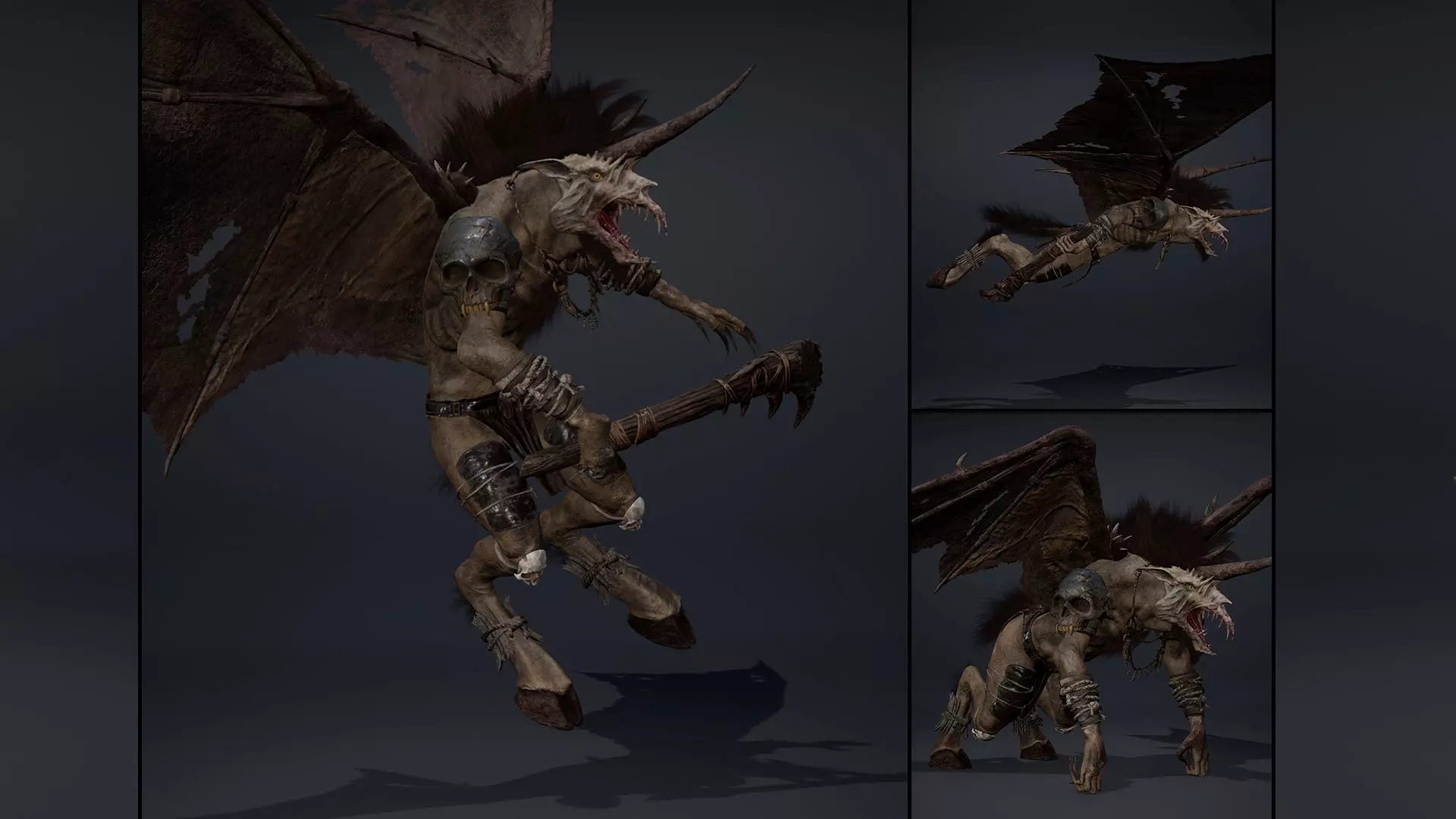 Ashenwing Furry Low-poly 3D model_0