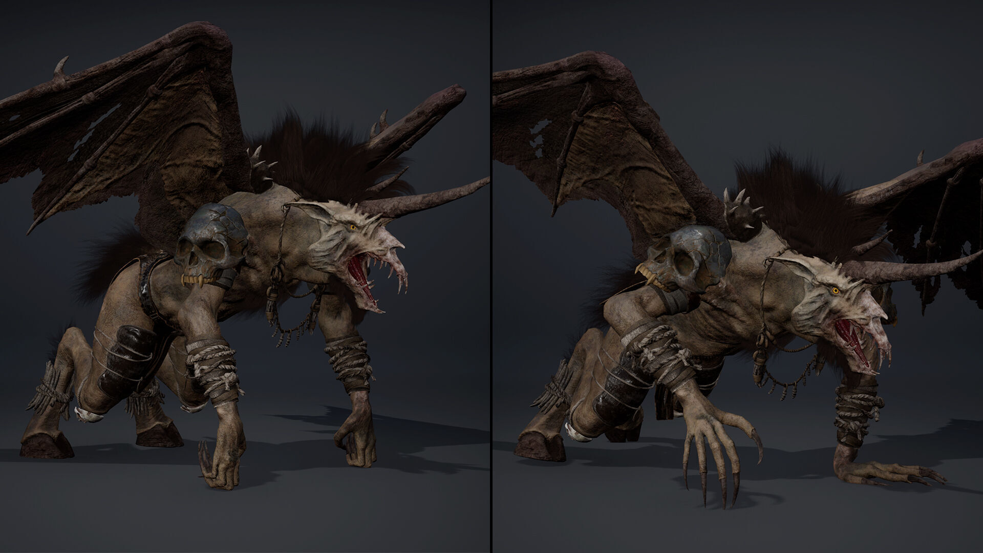 Ashenwing Furry Low-poly 3D model_11