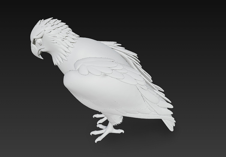 Eagle Realistic 3D Model - Low Poly Realistic Low-poly 3D model_13