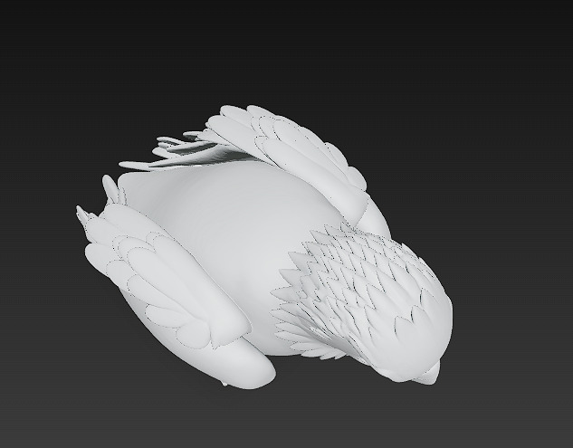 Eagle Realistic 3D Model - Low Poly Realistic Low-poly 3D model_15