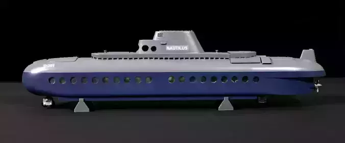 Submarine of Submarine Voyage 3D print model