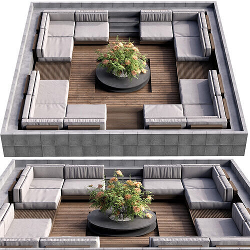 SITTING AREA NO5 A 3D model