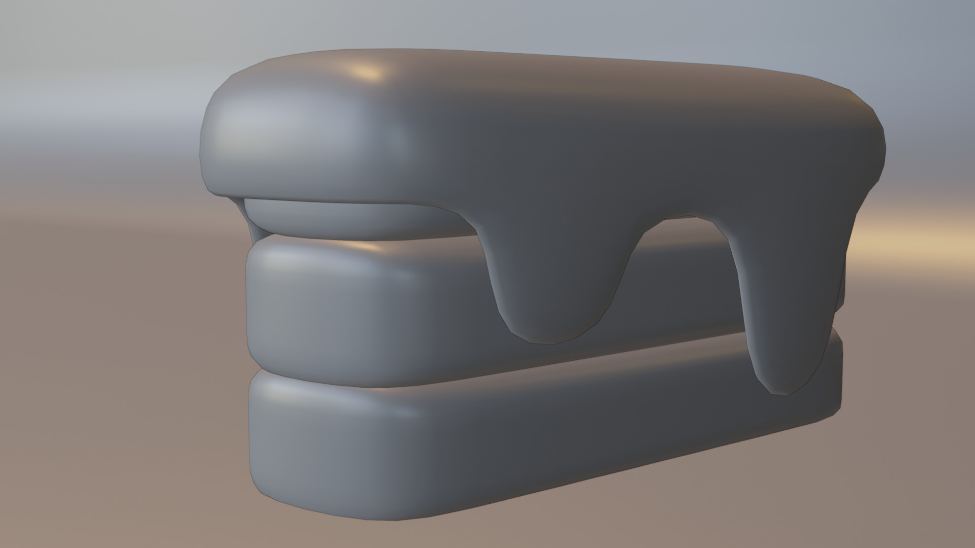 Pastry Low-poly 3D model_5