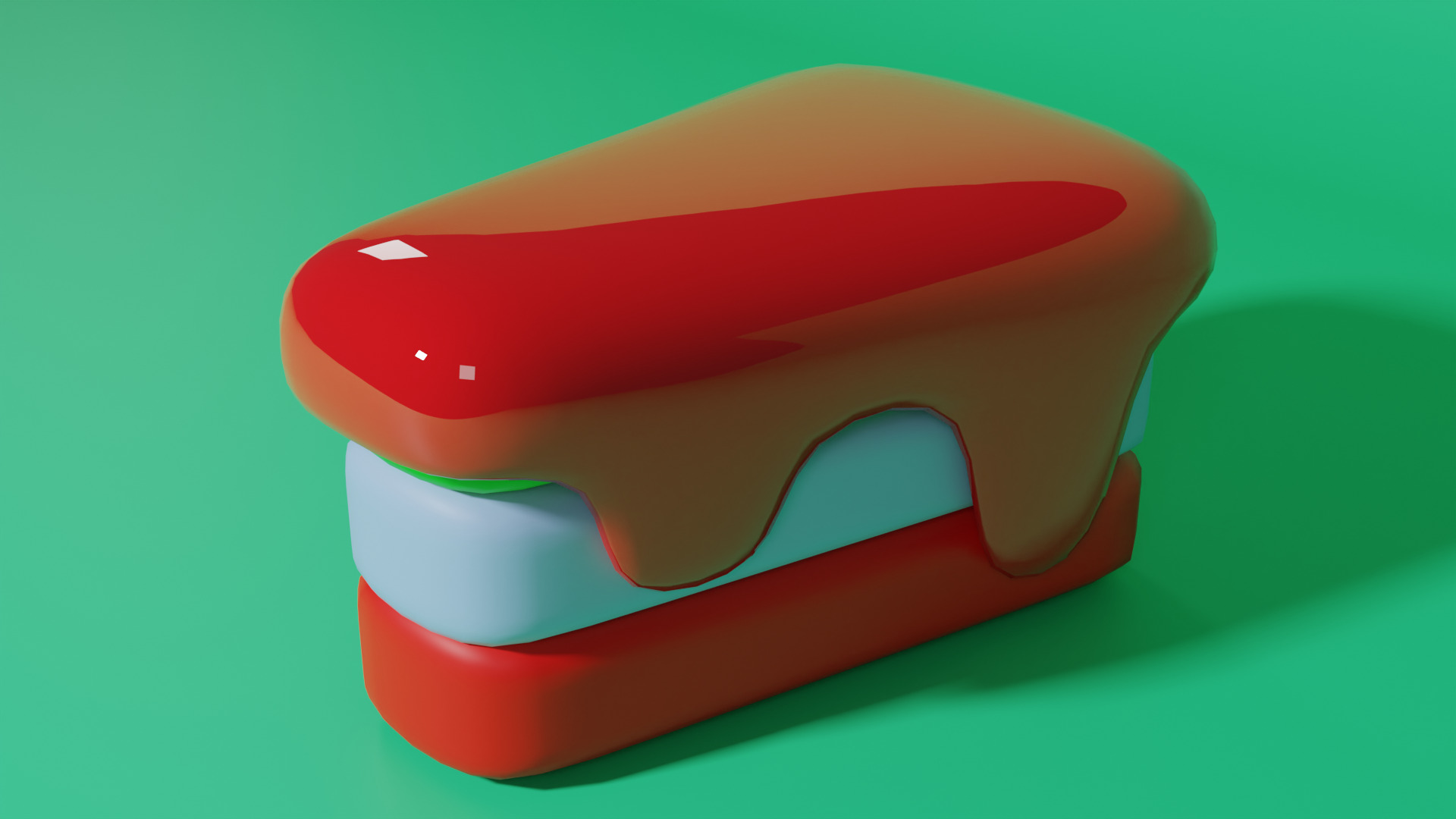 Pastry Low-poly 3D model_20